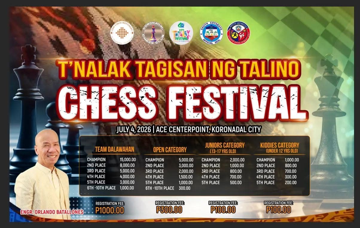 T'nalak Tagisan Ng Talino Chess Festival poster