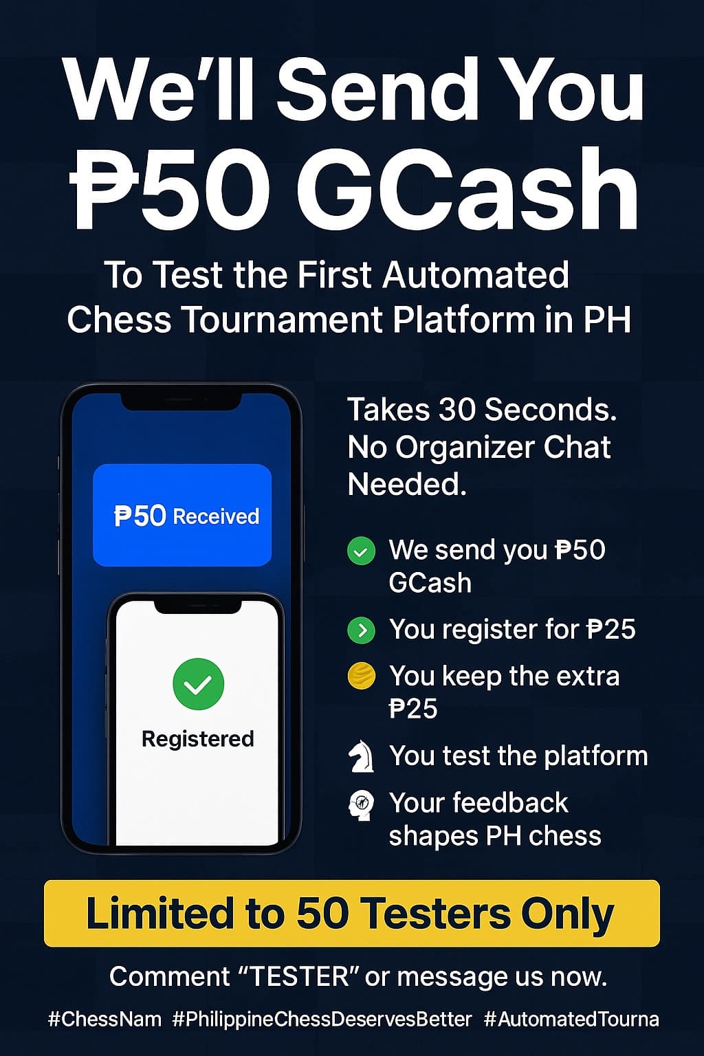ChessNam Registration System Test - Tester Program poster