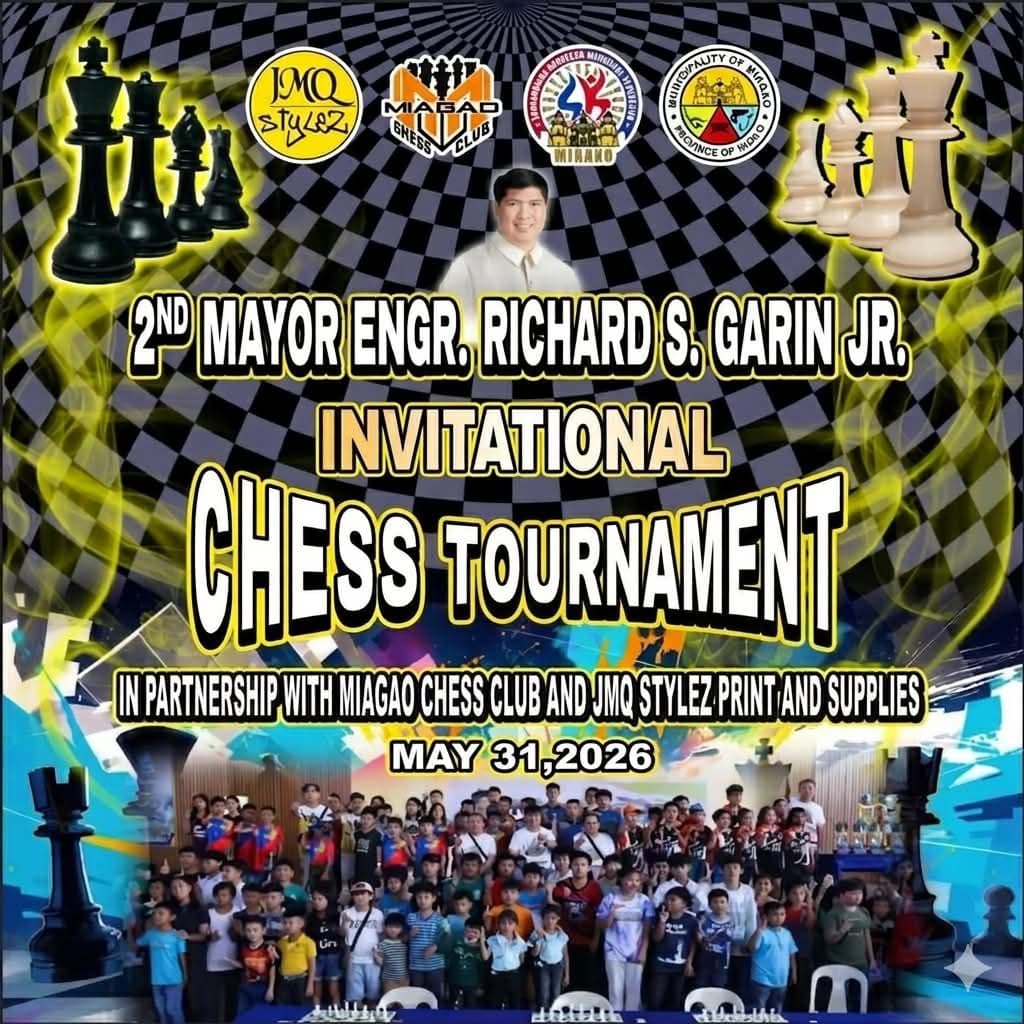 2nd Mayor Engr. Richard S. Garin Jr. Invitational Chess Tournament poster