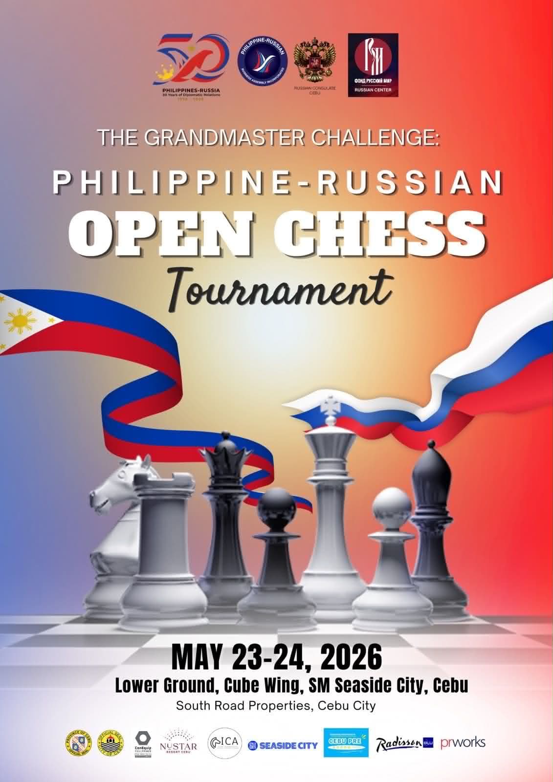 The Grandmaster Challenge: Philippine-Russian Open Chess Tournament poster