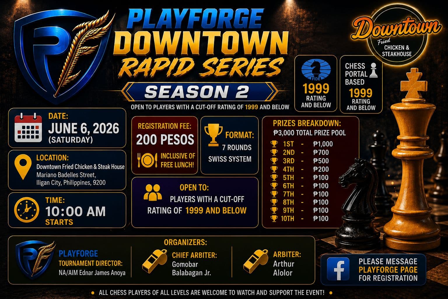 PlayForge Downtown Rapid Series – Season 2 poster